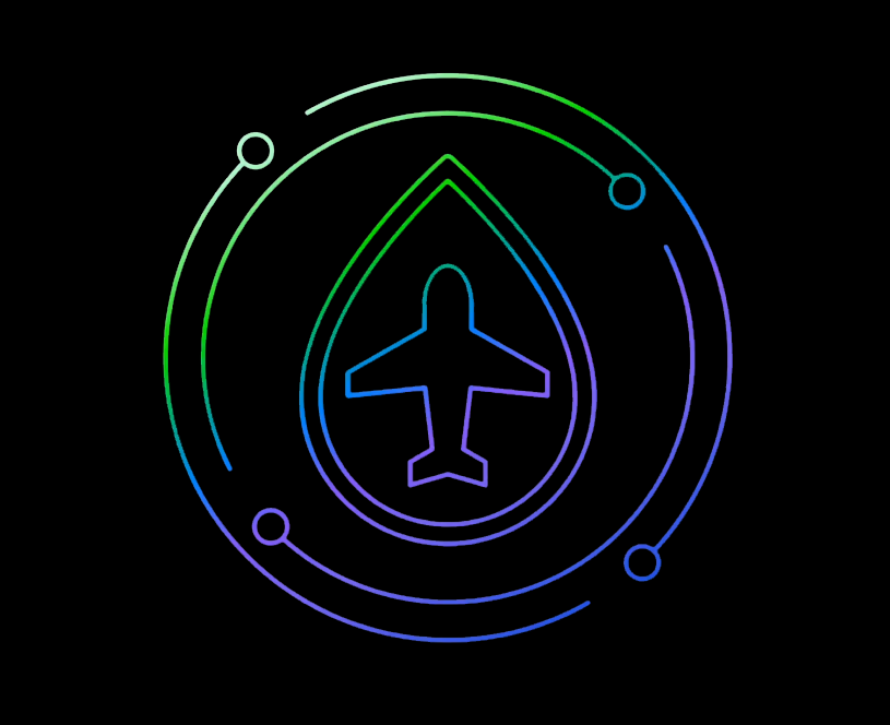 Aerial refueling optimization project logo.
