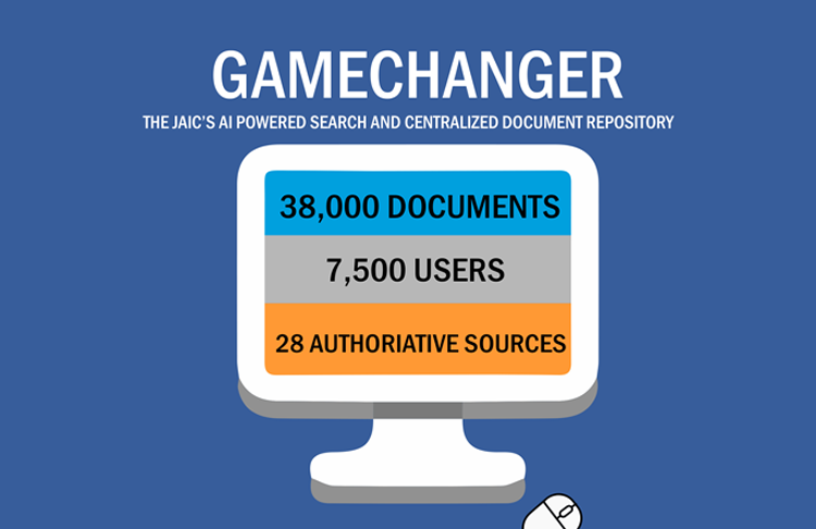 JAIC transitions ownership of AI-enabled GAMECHANGER to OUSD-C